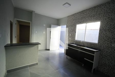 Sala/Cozinha  de casa para alugar com 1 quarto, 45m² em Jardim Maria Cecilia, São Bernardo do Campo