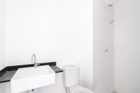 Banheiro de kitnet/studio para alugar com 1 quarto, 24m² em Vila Olímpia, São Paulo