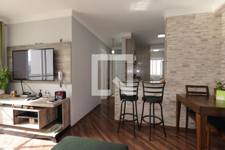Sala de apartamento à venda com 2 quartos, 50m² em Parque Erasmo Assunção, Santo André