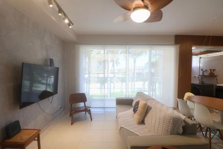 Sala de apartamento para alugar com 2 quartos, 80m² em Tortuga, Guarujá