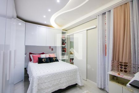 Quarto 1 - Suíte de casa à venda com 2 quartos, 100m² em Jardim Cristiane, Santo André