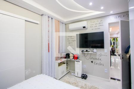 Quarto 1 - Suíte de casa à venda com 2 quartos, 100m² em Jardim Cristiane, Santo André