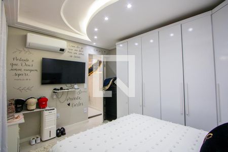 Quarto 1 - Suíte de casa à venda com 2 quartos, 100m² em Jardim Cristiane, Santo André