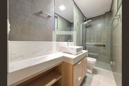 Banheiro da Suíte  de apartamento à venda com 3 quartos, 95m² em Buritis, Belo Horizonte