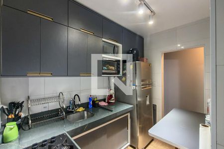 Cozinha  de apartamento para alugar com 1 quarto, 42m² em Boqueirão, Praia Grande