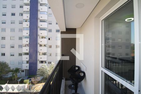 Sala / Cozinha - Varanda de apartamento para alugar com 1 quarto, 29m² em Vila Pauliceia, São Paulo