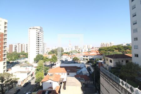Sala / Cozinha - Varanda de apartamento para alugar com 1 quarto, 29m² em Vila Pauliceia, São Paulo