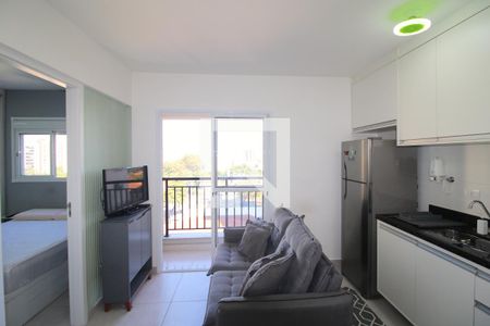 Sala / Cozinha de apartamento para alugar com 1 quarto, 29m² em Vila Pauliceia, São Paulo