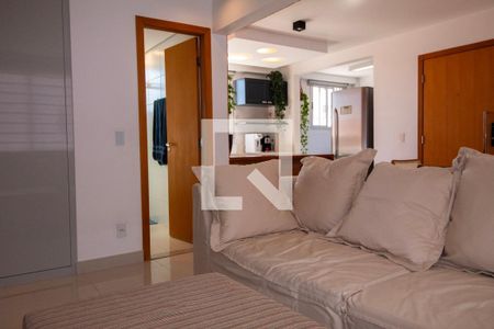 Sala de estar de apartamento à venda com 2 quartos, 65m² em Nova Granada, Belo Horizonte