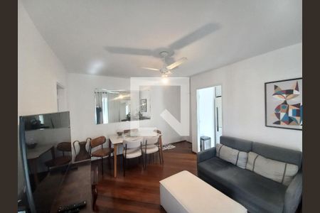 Sala de apartamento à venda com 1 quarto, 46m² em Santa Cecilia, São Paulo