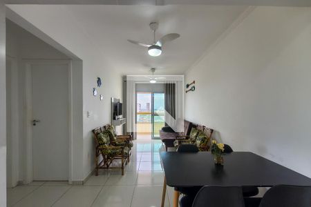 Sala de apartamento para alugar com 1 quarto, 52m² em Vila Caiçara, Praia Grande