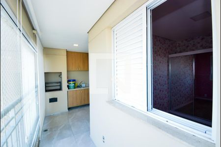 Varanda da Sala de apartamento para alugar com 3 quartos, 82m² em Gopouva, Guarulhos