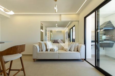 Sala  de apartamento para alugar com 1 quarto, 47m² em Parque Campolim, Sorocaba