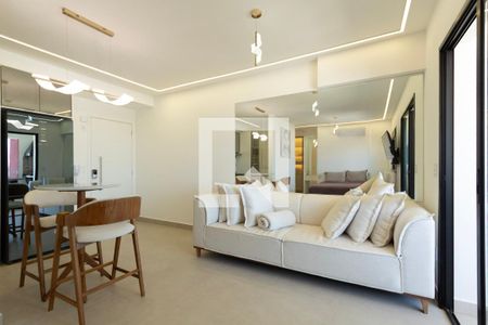 Sala  de apartamento para alugar com 1 quarto, 47m² em Parque Campolim, Sorocaba