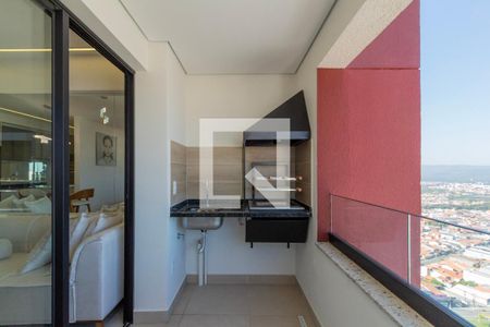 Varanda Sala  de apartamento para alugar com 1 quarto, 47m² em Parque Campolim, Sorocaba