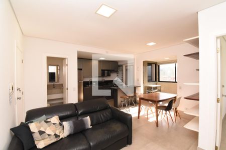Sala de apartamento à venda com 1 quarto, 61m² em Batel, Curitiba