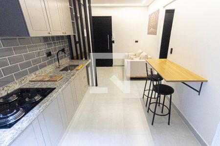 Sala/Cozinha de apartamento para alugar com 1 quarto, 32m² em Água Rasa, São Paulo