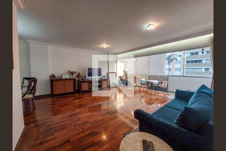 Sala de apartamento para alugar com 3 quartos, 124m² em Santo Amaro, São Paulo