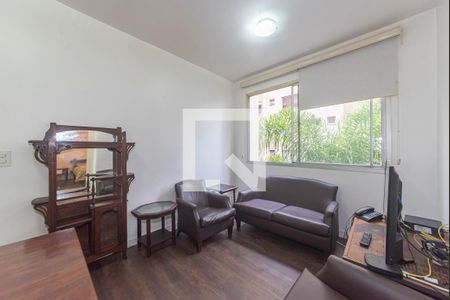 Sala de apartamento para alugar com 1 quarto, 32m² em Brooklin, São Paulo