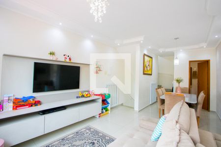 Sala de casa à venda com 3 quartos, 121m² em Vila Guarani, Santo André