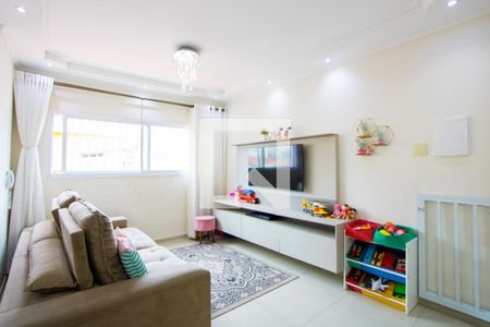 Sala de casa à venda com 3 quartos, 121m² em Vila Guarani, Santo André