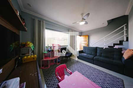 Sala de casa de condomínio à venda com 3 quartos, 72m² em Vila Granada, São Paulo