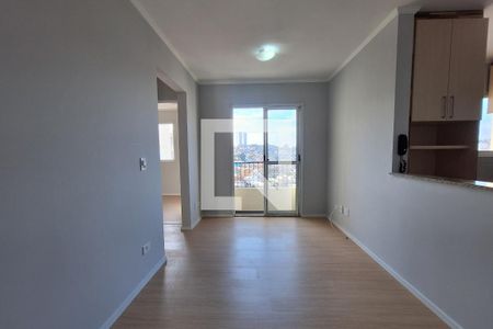 Sala  de apartamento à venda com 2 quartos, 48m² em Vila Palmares, Santo André
