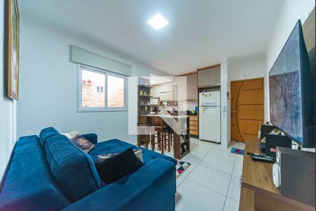 Sala de apartamento para alugar com 2 quartos, 60m² em Vila Floresta, Santo André