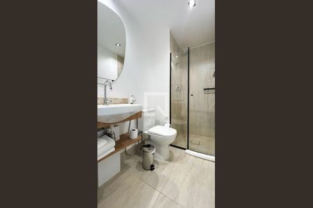 Banheiro de kitnet/studio à venda com 1 quarto, 20m² em Santo Amaro, São Paulo