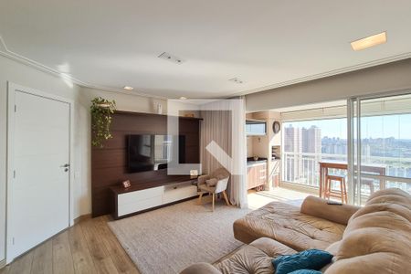 Sala de apartamento à venda com 3 quartos, 128m² em Nova Petrópolis, São Bernardo do Campo