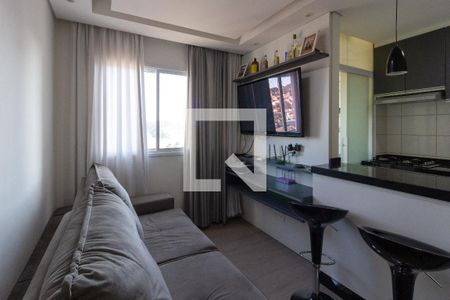 Sala de apartamento para alugar com 2 quartos, 43m² em Vila Galvão, Guarulhos