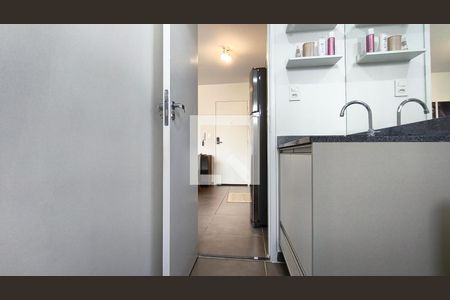 Banheiro de kitnet/studio para alugar com 1 quarto, 32m² em Vila Mariana, São Paulo