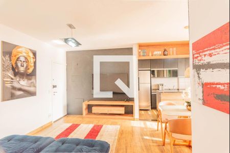 Sala de apartamento para alugar com 2 quartos, 66m² em Ponte Preta, Campinas