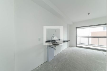 Cozinha de kitnet/studio à venda com 1 quarto, 27m² em Santo Amaro, São Paulo