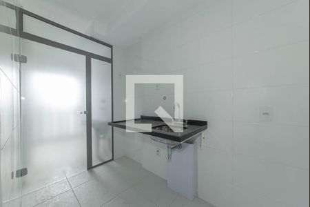 Cozinha de apartamento para alugar com 1 quarto, 48m² em Santo Amaro, São Paulo