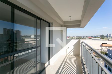 Varanda da Sala  de apartamento à venda com 2 quartos, 42m² em Cidade Antônio Estêvão de Carvalho, São Paulo