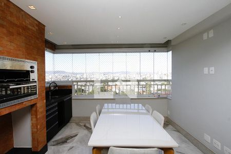 Sala de apartamento à venda com 3 quartos, 97m² em Caiçaras, Belo Horizonte