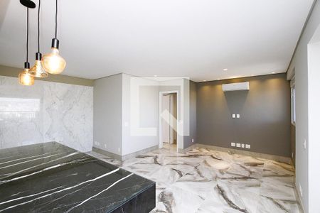 Sala de apartamento à venda com 3 quartos, 97m² em Caiçaras, Belo Horizonte
