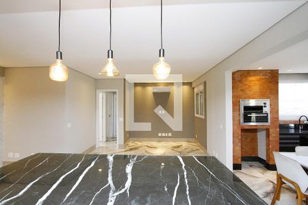 Sala de apartamento à venda com 3 quartos, 97m² em Caiçaras, Belo Horizonte