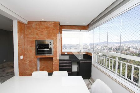 Sala de apartamento à venda com 3 quartos, 97m² em Caiçaras, Belo Horizonte