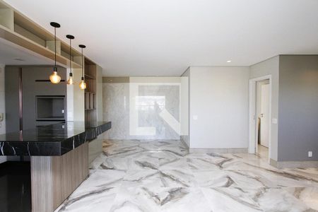 Sala de apartamento à venda com 3 quartos, 97m² em Caiçaras, Belo Horizonte