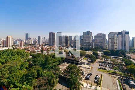 Sala - Vista de apartamento para alugar com 2 quartos, 65m² em Santo Amaro, São Paulo