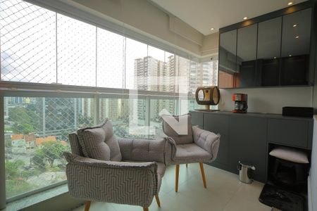 Sala/Varanda  de apartamento à venda com 2 quartos, 78m² em Baeta Neves, São Bernardo do Campo