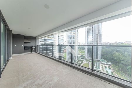 Varanda de apartamento para alugar com 3 quartos, 142m² em Real Parque, São Paulo