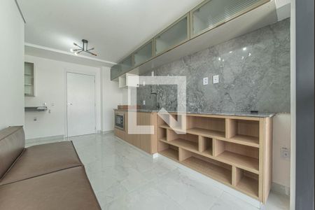 Sala - Cozinha Integrada de apartamento para alugar com 2 quartos, 48m² em Vila Cordeiro, São Paulo