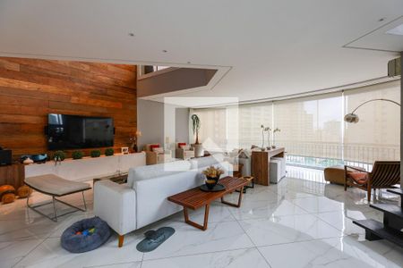Sala de apartamento à venda com 3 quartos, 287m² em Vila Suzana, São Paulo