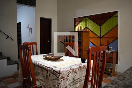 Sala de Jantar de casa à venda com 3 quartos, 146m² em Parque das Nações, Santo André