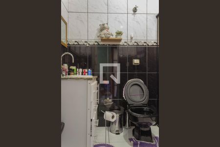 Banheiro da Suíte 1 de casa para alugar com 2 quartos, 65m² em Bairro dos Casa, São Bernardo do Campo