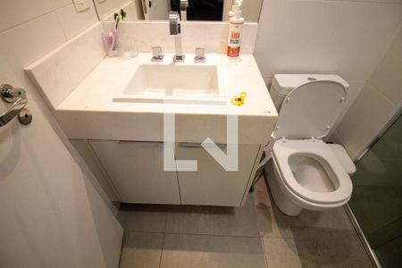 Banheiro de kitnet/studio para alugar com 1 quarto, 61m² em Brooklin, São Paulo