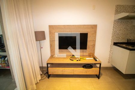 Sala / Quarto - Studio de kitnet/studio para alugar com 1 quarto, 61m² em Brooklin, São Paulo